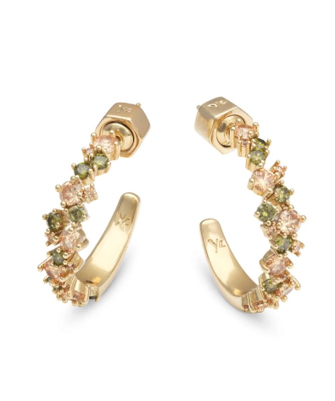  Meadow avantgarde earrings - Peridot 
